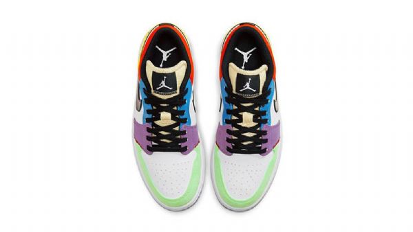 Nike Air Jordan 1 Low Topsbulb Kengät Naisille Monivärinen