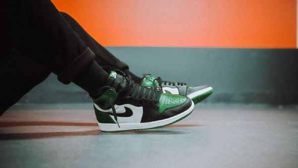 Nike Air Jordan 1 Mäntykengät Miehille Vihreät