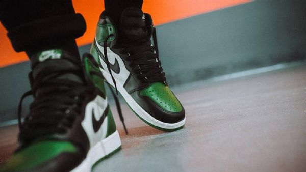 Nike Air Jordan 1 Mäntykengät Miehille Vihreät