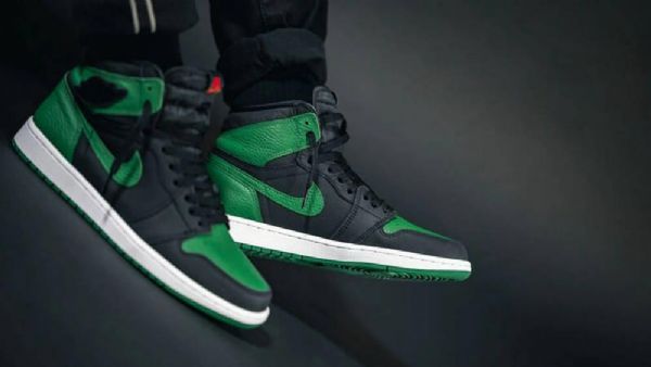 Nike Air Jordan 1 Mäntykengät Naisille Vihreät