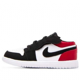 Nike Air Jordan 1 Matalat Alt Td Kengät Lapsille Musta