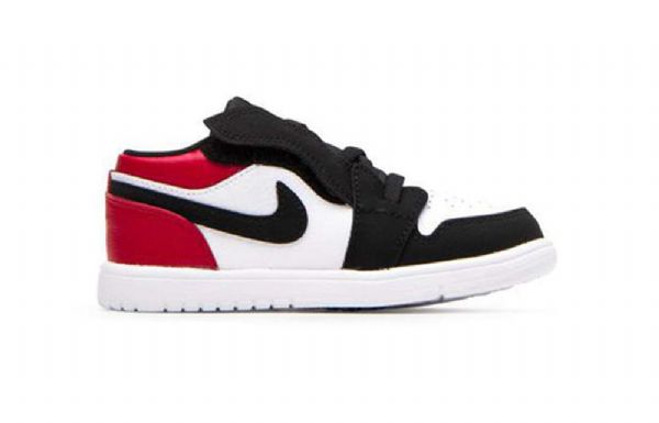 Nike Air Jordan 1 Matalat Alt Td Kengät Lapsille Musta