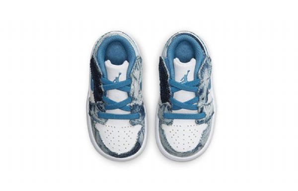 Nike Air Jordan 1 Matalat Alt Td Kengät Lapsille Siniset