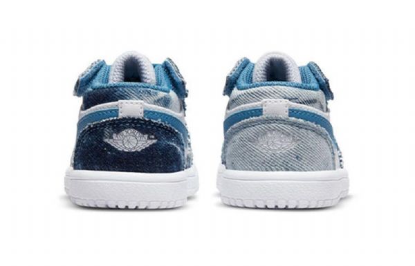 Nike Air Jordan 1 Matalat Alt Td Kengät Lapsille Siniset