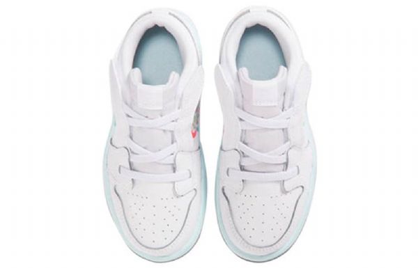 Nike Air Jordan 1 Matalat Alt Td Kengät Lapsille Valkoiset
