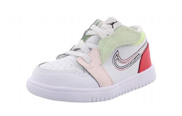 Nike Air Jordan 1 Matalat Alt Td Kengät Lapsille Valkoiset