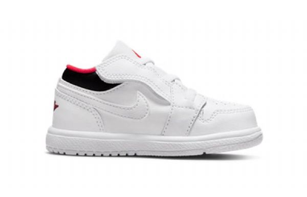 Nike Air Jordan 1 Matalat Alt Td Kengät Lapsille Valkoiset