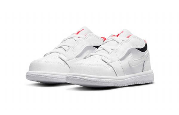 Nike Air Jordan 1 Matalat Alt Td Kengät Lapsille Valkoiset