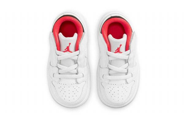 Nike Air Jordan 1 Matalat Alt Td Kengät Lapsille Valkoiset