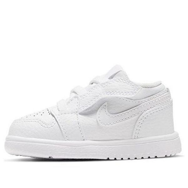 Nike Air Jordan 1 Matalat Alt Td Kengät Lapsille Valkoiset