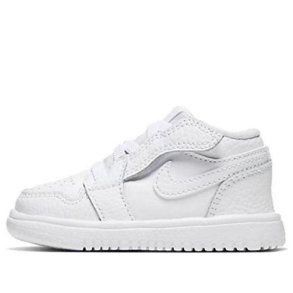 Nike Air Jordan 1 Matalat Alt Td Kengät Lapsille Valkoiset