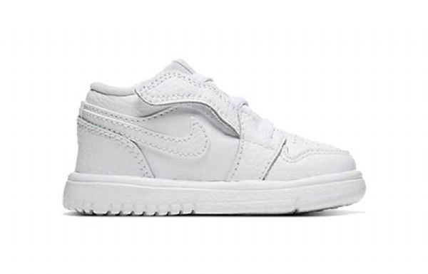 Nike Air Jordan 1 Matalat Alt Td Kengät Lapsille Valkoiset