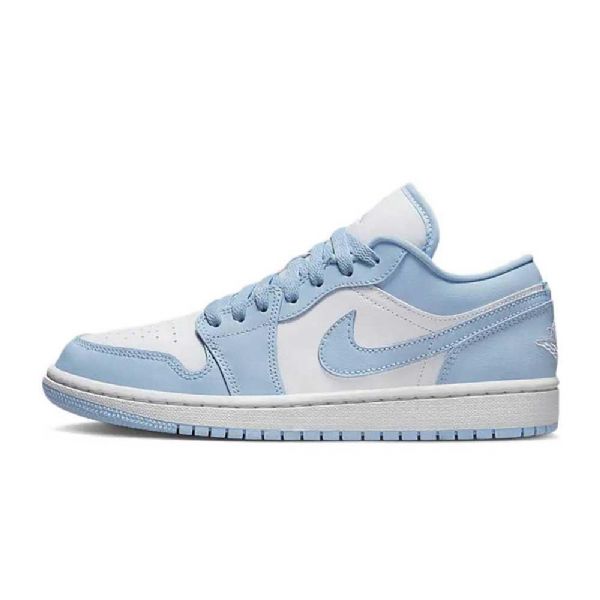 Nike Air Jordan 1 Matalat Alumiinikengät Naisille Sininen Valkoinen