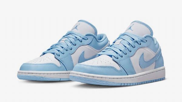 Nike Air Jordan 1 Matalat Alumiinikengät Naisille Sininen Valkoinen