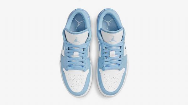 Nike Air Jordan 1 Matalat Alumiinikengät Naisille Sininen Valkoinen