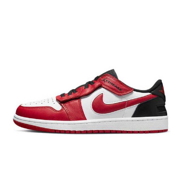Nike Air Jordan 1 Matalat Flyease-kengät Naisille Punainen Musta