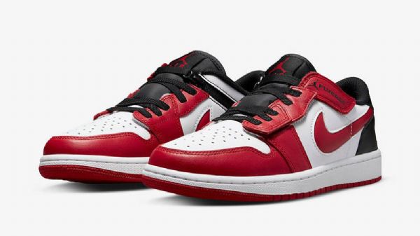 Nike Air Jordan 1 Matalat Flyease-kengät Naisille Punainen Musta