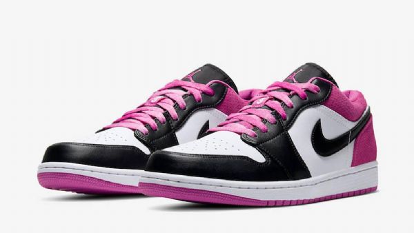 Nike Air Jordan 1 Matalat Fuchsia Kengät Miehille Fuksia