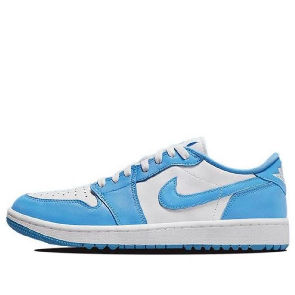 Nike Air Jordan 1 Matalat Golf-urheilukengät Miehille Sininen Valkoinen