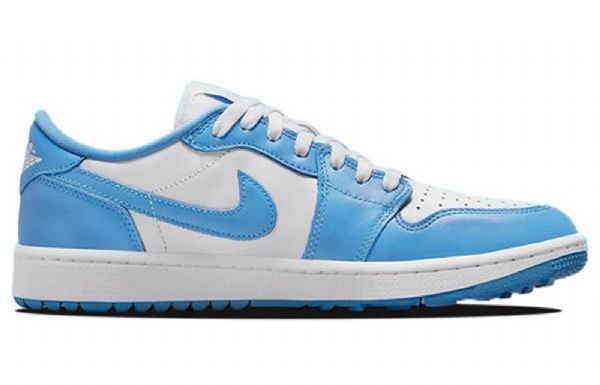 Nike Air Jordan 1 Matalat Golf-urheilukengät Miehille Sininen Valkoinen