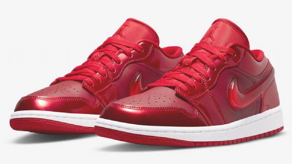 Nike Air Jordan 1 Matalat Granaattiomenakengät Naisille Punainen