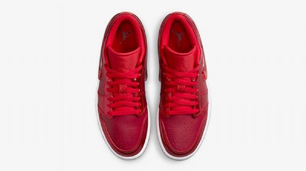 Nike Air Jordan 1 Matalat Granaattiomenakengät Naisille Punainen