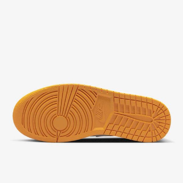 Nike Air Jordan 1 Matalat Kengät Miehille Keltainen Valkoinen Musta