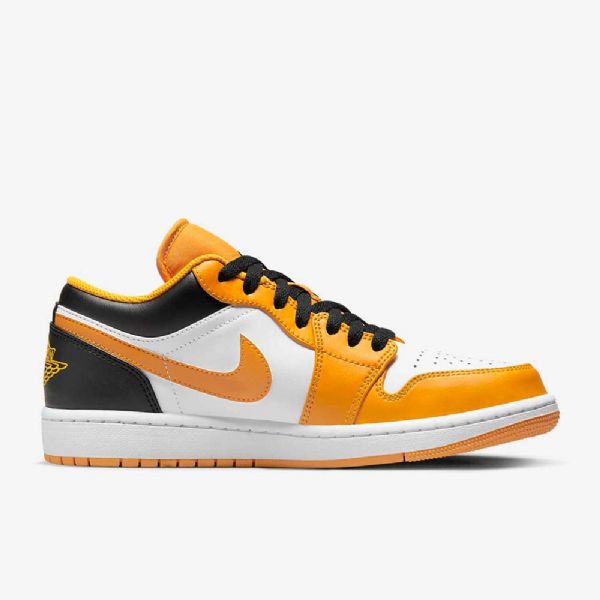 Nike Air Jordan 1 Matalat Kengät Miehille Keltainen Valkoinen Musta