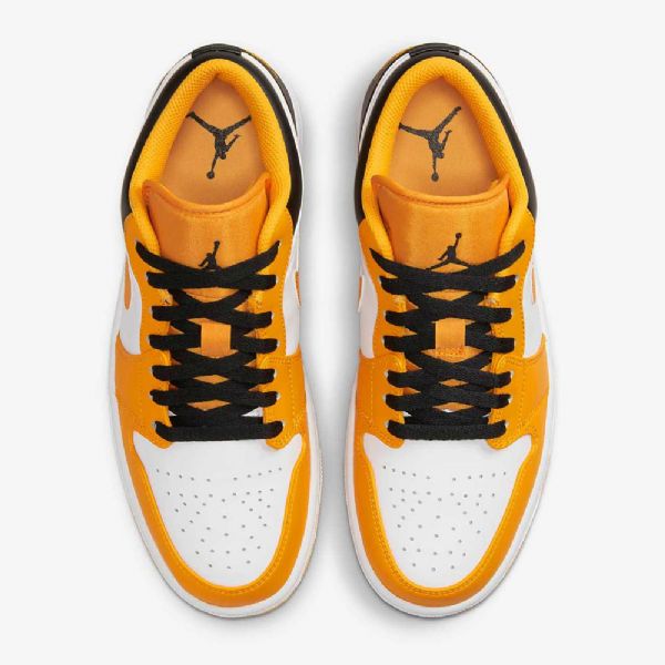 Nike Air Jordan 1 Matalat Kengät Miehille Keltainen Valkoinen Musta