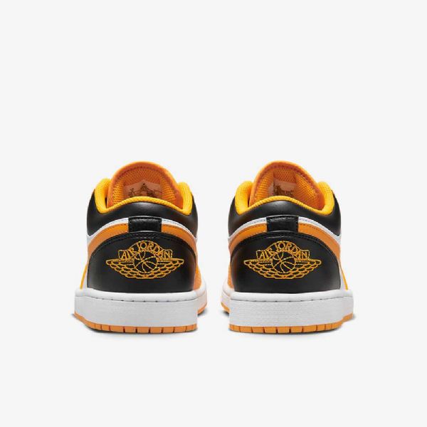 Nike Air Jordan 1 Matalat Kengät Miehille Keltainen Valkoinen Musta
