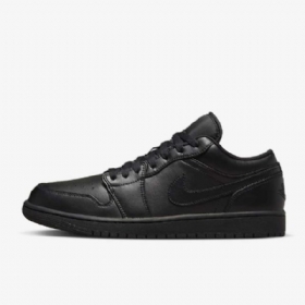 Nike Air Jordan 1 Matalat Kengät Miehille Musta