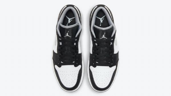Nike Air Jordan 1 Matalat Kengät Miehille Musta Harmaa