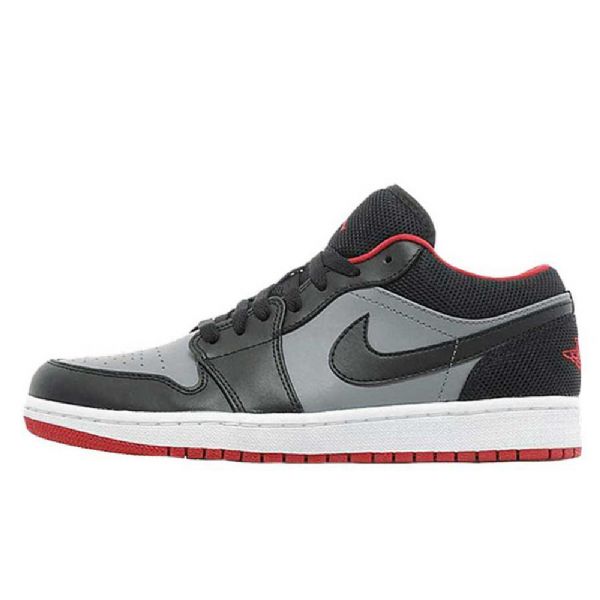 Nike Air Jordan 1 Matalat Kengät Miehille Musta Harmaa