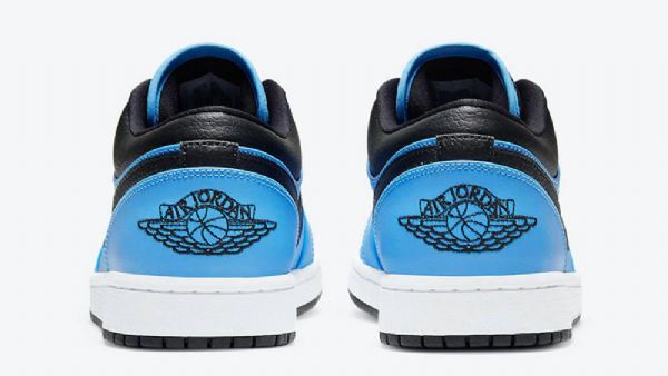 Nike Air Jordan 1 Matalat Kengät Miehille Musta Sininen