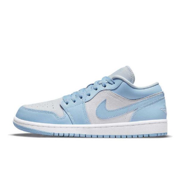 Nike Air Jordan 1 Matalat Kengät Miehille Sininen Harmaa