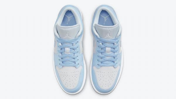 Nike Air Jordan 1 Matalat Kengät Miehille Sininen Harmaa