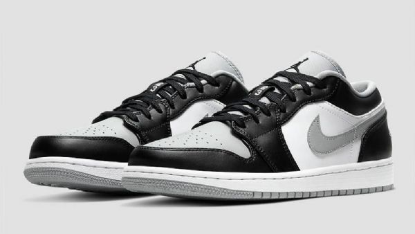 Nike Air Jordan 1 Matalat Kengät Miehille Vaaleanharmaa