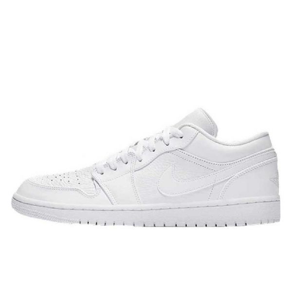 Nike Air Jordan 1 Matalat Kengät Miehille Valkoinen