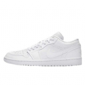 Nike Air Jordan 1 Matalat Kengät Miehille Valkoinen