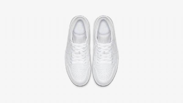 Nike Air Jordan 1 Matalat Kengät Miehille Valkoinen