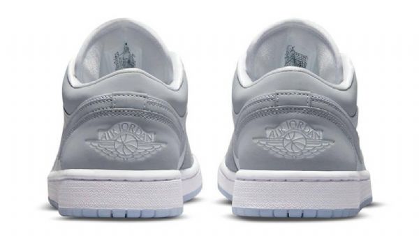 Nike Air Jordan 1 Matalat Kengät Miehille Valkoinen Harmaa