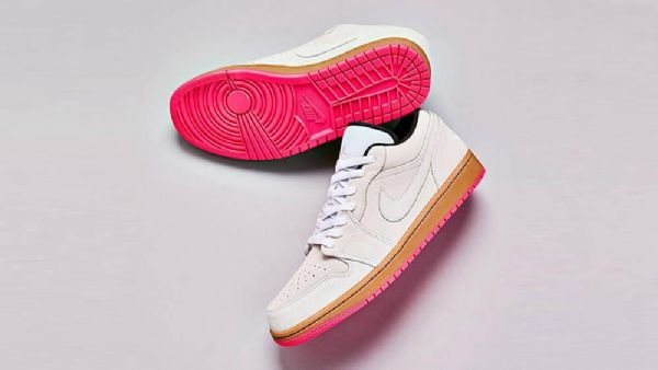 Nike Air Jordan 1 Matalat Kengät Miehille Valkoinen Keltainen