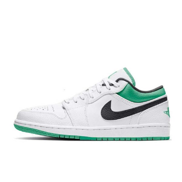 Nike Air Jordan 1 Matalat Kengät Miehille Vihreä Valkoinen