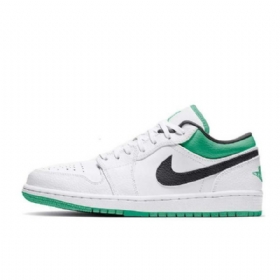 Nike Air Jordan 1 Matalat Kengät Miehille Vihreä Valkoinen