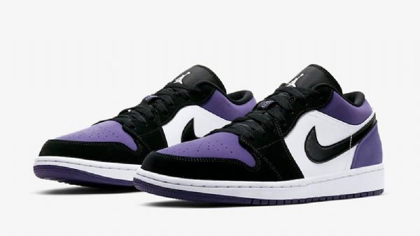Nike Air Jordan 1 Matalat Kengät Miehille Violetti