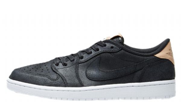 Nike Air Jordan 1 Matalat Kengät Miesten Musta