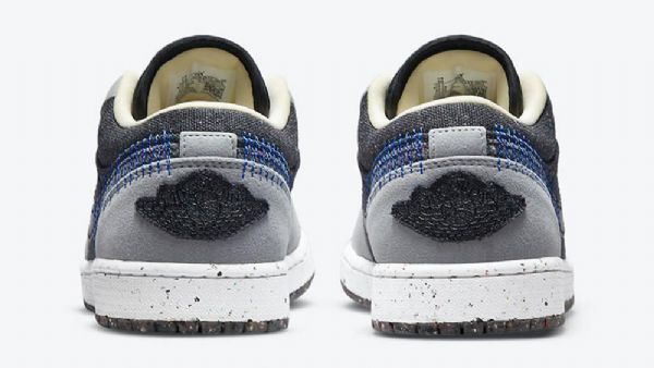 Nike Air Jordan 1 Matalat Kengät Naisille Harmaa Musta