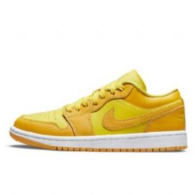 Nike Air Jordan 1 Matalat Kengät Naisille Keltainen