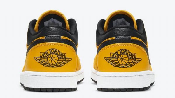 Nike Air Jordan 1 Matalat Kengät Naisille Keltainen Musta