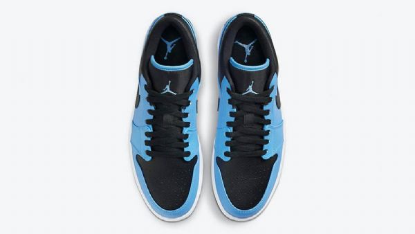 Nike Air Jordan 1 Matalat Kengät Naisille Musta Sininen